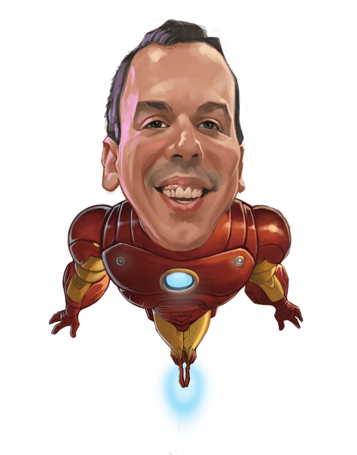 Superhero Caricature